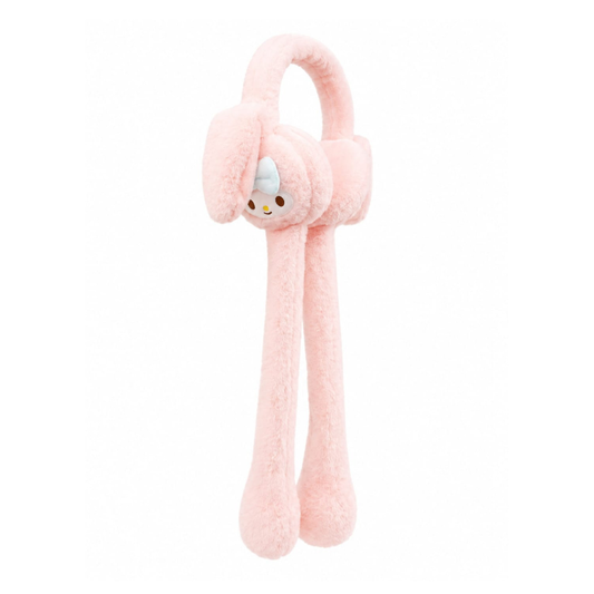 My Melody Plush Earmuffs – Blush Pink