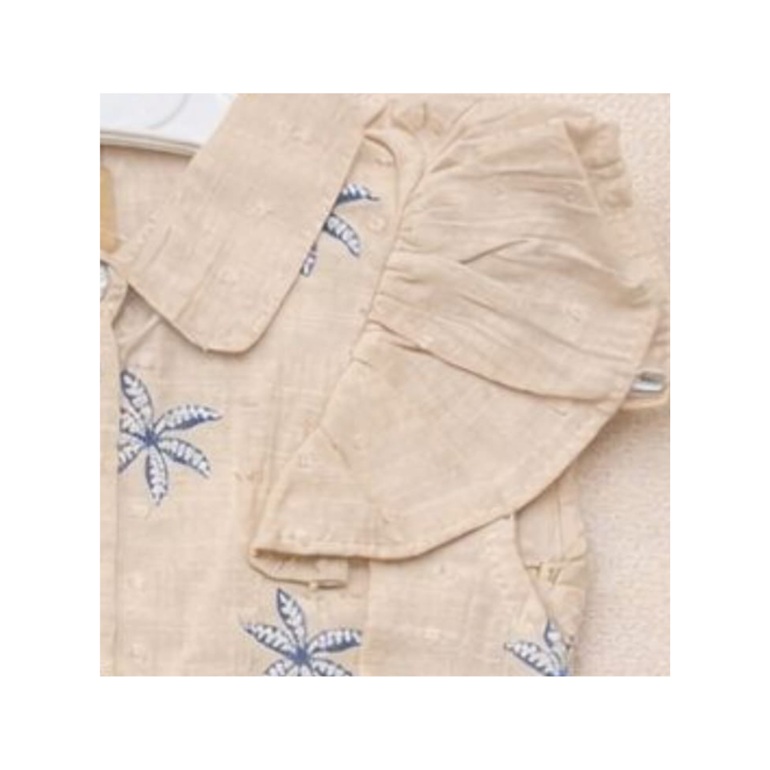 Daisy Breeze Denim Skirt Set Made in Turkey