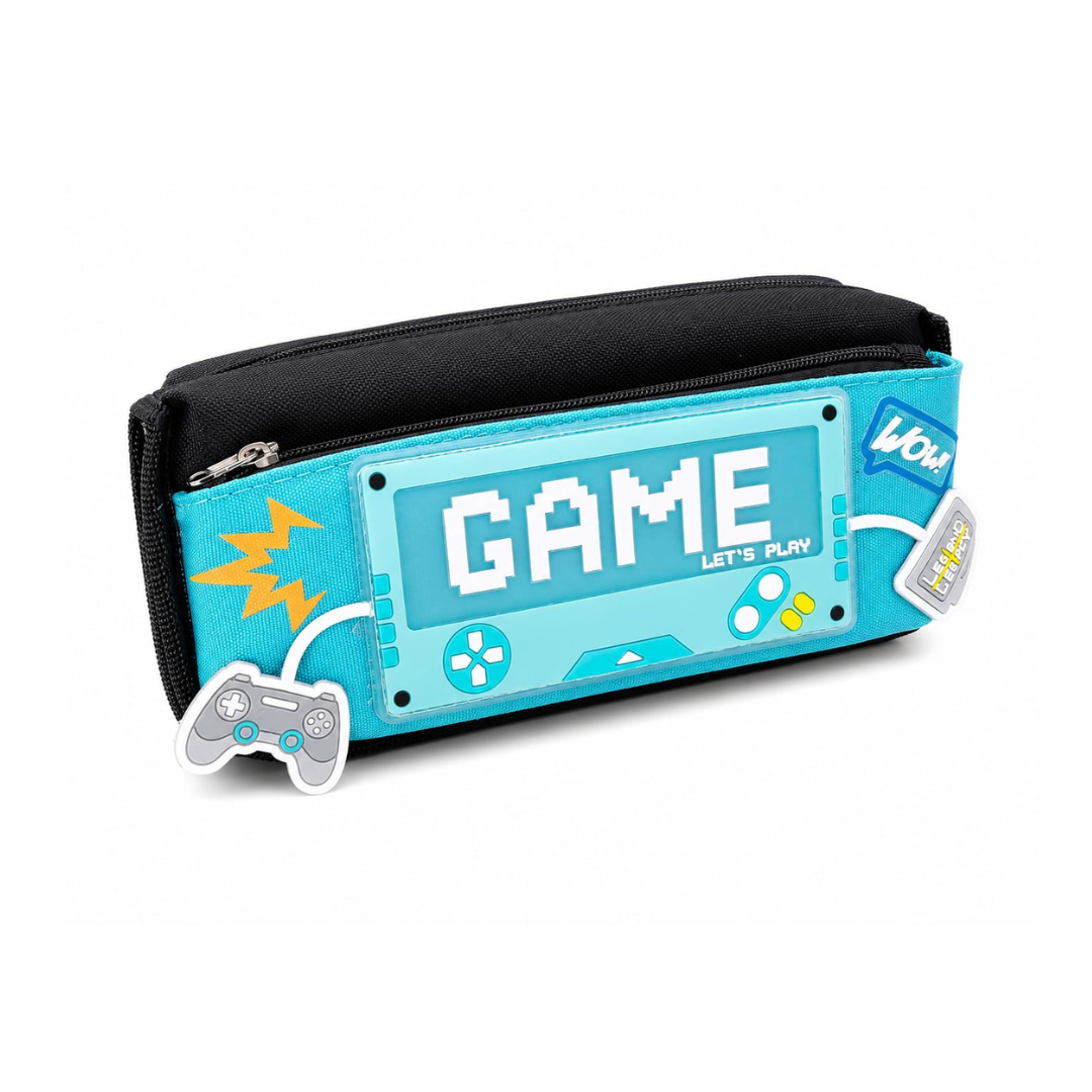 Game Console Design Zipper Pencil Case