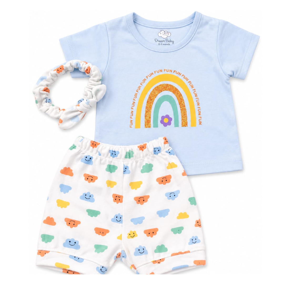 Dream Baby Rainbow 3-Piece Summer Set