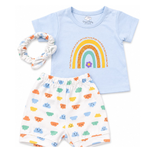 Dream Baby Rainbow 3-Piece Summer Set