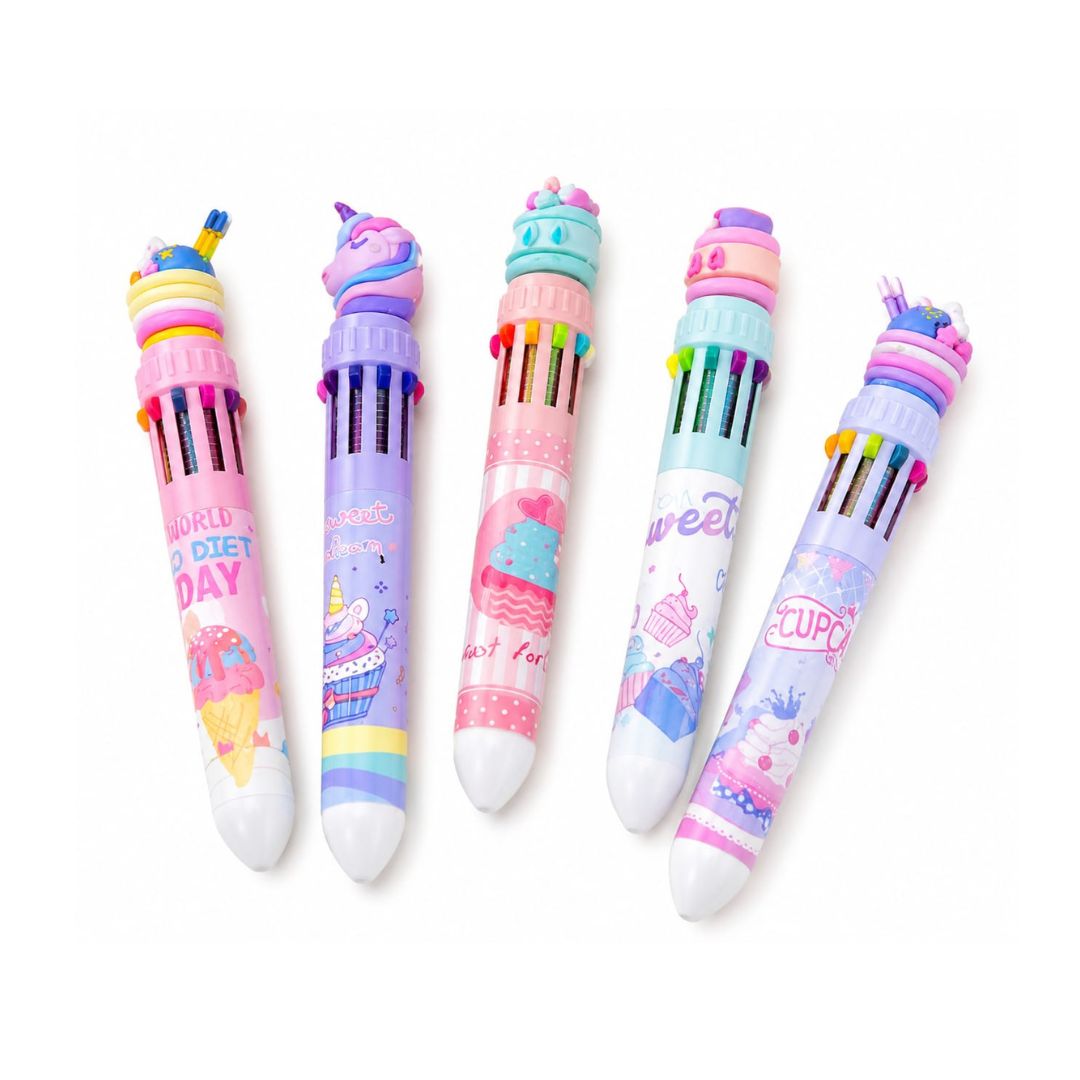 Pastel 10-Color Click Pen
