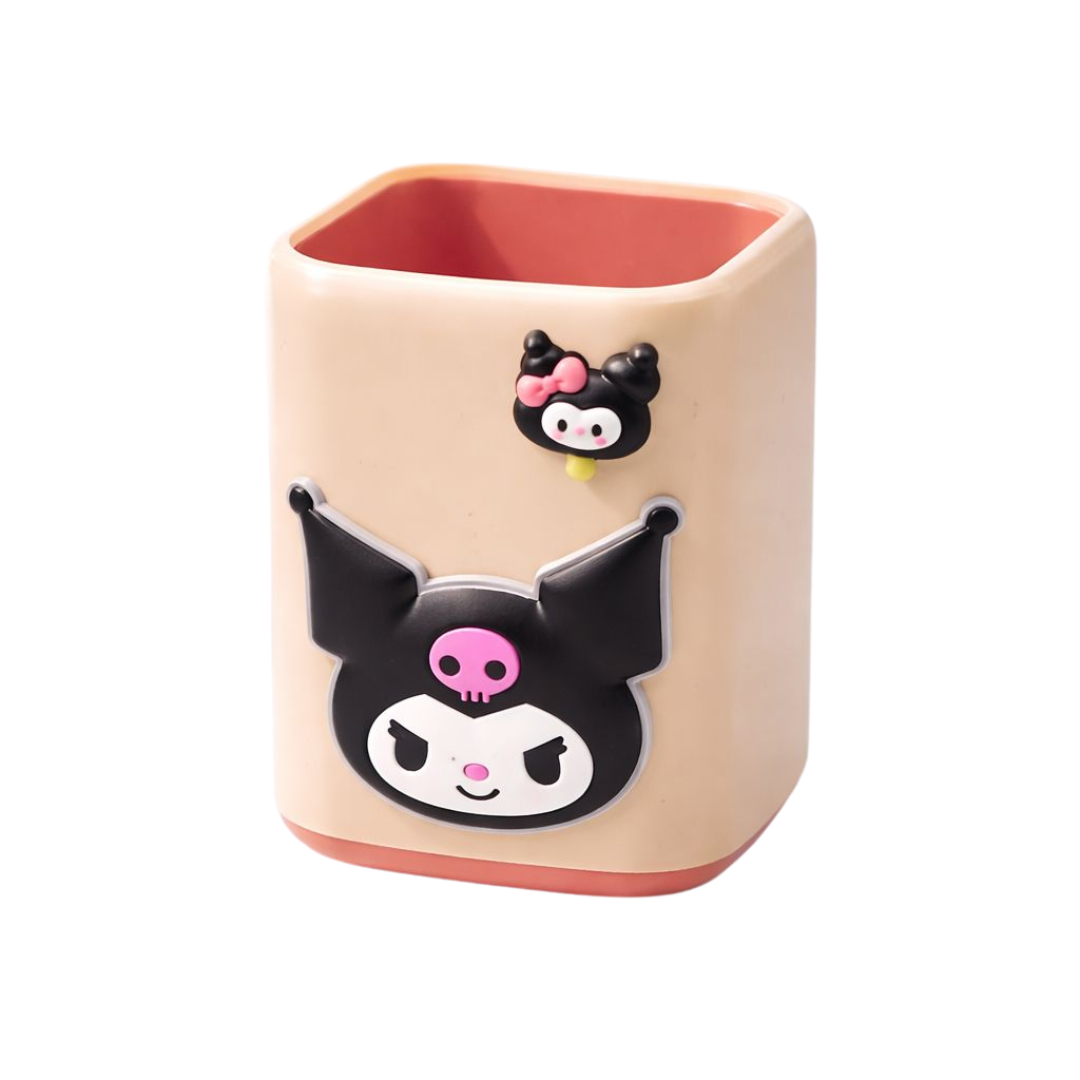 Kawaii Cartoon Desk Organizer Pen Holder