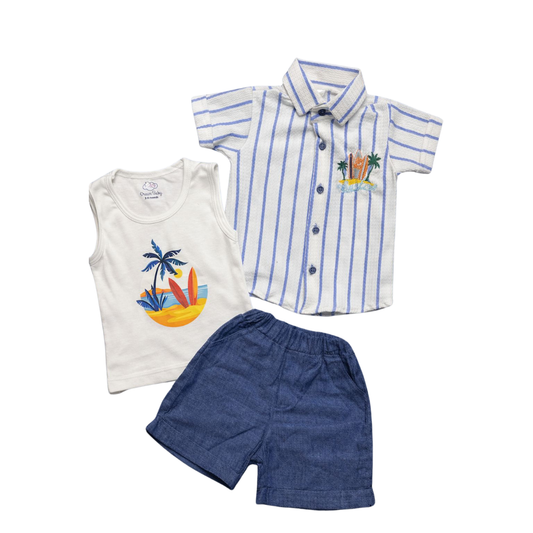 Sunny Shore Boys 3-Piece Summer Set